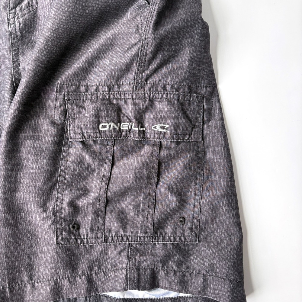 O'Neill Brigade Hybrid Cargo Walkshort Mens 36 Charcoal Utility Surf Adjustable - Picture 9 of 16